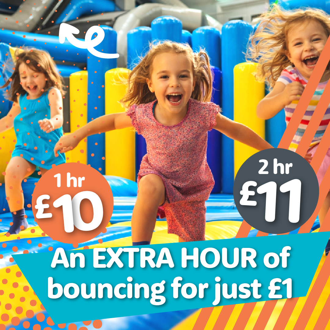 Extra 1 hour bounce for £1